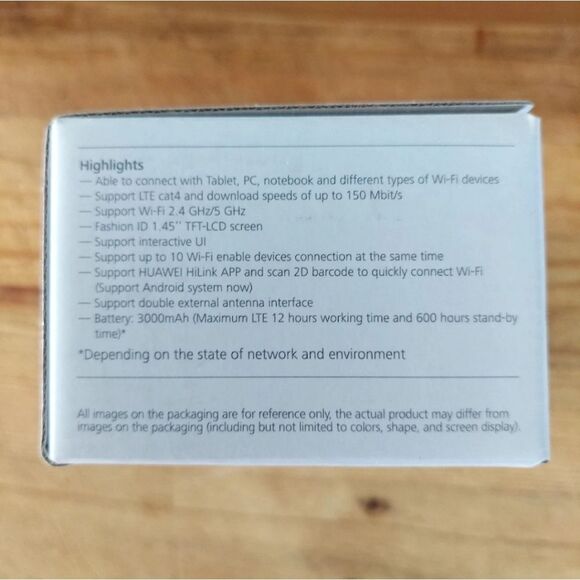 NIB Huawei E5577s-321 150 Mbps 4G LTE Mobile WiFi Hotspot No Data Included White - Picture 7 of 16
